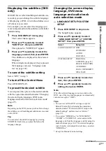 Preview for 27 page of Sony CMT-SE9 Operating Instructions Manual