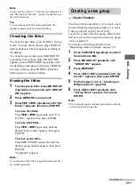 Preview for 53 page of Sony CMT-SE9 Operating Instructions Manual