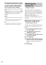 Preview for 54 page of Sony CMT-SE9 Operating Instructions Manual