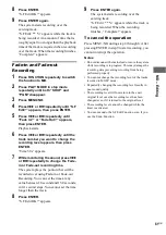 Preview for 61 page of Sony CMT-SE9 Operating Instructions Manual