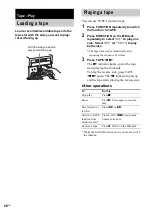 Предварительный просмотр 66 страницы Sony CMT-SE9 Operating Instructions Manual