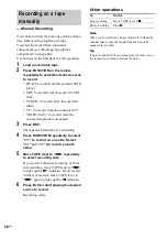 Preview for 68 page of Sony CMT-SE9 Operating Instructions Manual