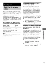 Preview for 69 page of Sony CMT-SE9 Operating Instructions Manual