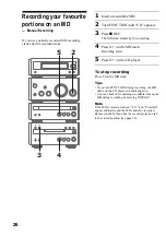 Preview for 26 page of Sony CMT-SP55MD Operating Instructions Manual