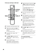 Preview for 40 page of Sony CMT-SP55MD Operating Instructions Manual