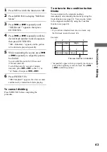 Preview for 43 page of Sony CMT-SP55MD Operating Instructions Manual