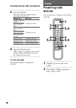 Preview for 46 page of Sony CMT-SP55MD Operating Instructions Manual