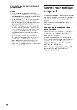 Preview for 58 page of Sony CMT-SP55MD Operating Instructions Manual