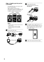 Предварительный просмотр 6 страницы Sony CMT-SP55TC Operating Instructions Manual