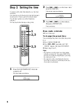 Предварительный просмотр 8 страницы Sony CMT-SP55TC Operating Instructions Manual