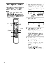 Предварительный просмотр 14 страницы Sony CMT-SP55TC Operating Instructions Manual