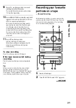 Предварительный просмотр 21 страницы Sony CMT-SP55TC Operating Instructions Manual