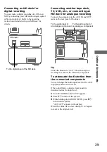 Предварительный просмотр 35 страницы Sony CMT-SP55TC Operating Instructions Manual