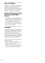 Preview for 8 page of Sony CMT-SX2D Operating Instructions Manual