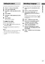 Preview for 13 page of Sony CMT-SX2D Operating Instructions Manual