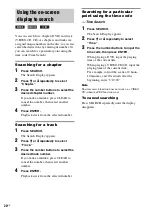 Preview for 20 page of Sony CMT-SX2D Operating Instructions Manual