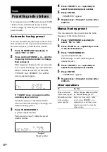 Предварительный просмотр 28 страницы Sony CMT-SX2D Operating Instructions Manual