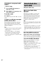 Preview for 30 page of Sony CMT-SX2D Operating Instructions Manual