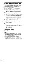 Preview for 34 page of Sony CMT-SX2D Operating Instructions Manual