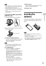 Preview for 11 page of Sony CMT-SX7 Operating Instructions Manual