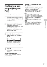 Preview for 15 page of Sony CMT-SX7 Operating Instructions Manual