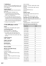 Preview for 46 page of Sony CMT-SX7 Operating Instructions Manual