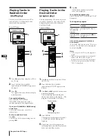 Preview for 8 page of Sony CMT-T1 Operating Instructions Manual