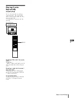 Preview for 9 page of Sony CMT-T1 Operating Instructions Manual