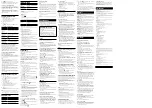 Preview for 2 page of Sony CMT-V50iP Operating Instructions
