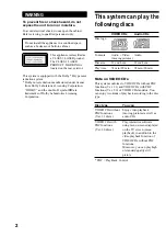 Preview for 2 page of Sony CMT-VP1 Operating Manual