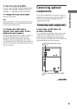 Предварительный просмотр 9 страницы Sony CMT-VP1 Operating Manual