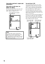 Предварительный просмотр 10 страницы Sony CMT-VP1 Operating Manual