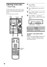 Предварительный просмотр 16 страницы Sony CMT-VP1 Operating Manual