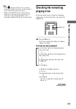 Предварительный просмотр 23 страницы Sony CMT-VP1 Operating Manual