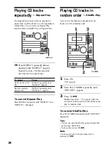 Предварительный просмотр 28 страницы Sony CMT-VP1 Operating Manual