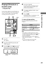 Предварительный просмотр 29 страницы Sony CMT-VP1 Operating Manual