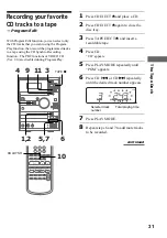 Preview for 31 page of Sony CMT-VP1 Operating Manual