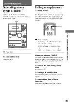 Предварительный просмотр 33 страницы Sony CMT-VP1 Operating Manual