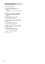 Preview for 8 page of Sony CMT-VP100 Operating Instructions Manual