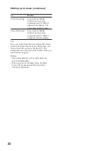 Preview for 22 page of Sony CMT-VP100 Operating Instructions Manual