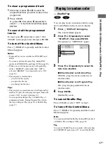 Preview for 17 page of Sony CMT-WS2D Operating Instructions Manual