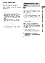 Preview for 19 page of Sony CMT-WS2D Operating Instructions Manual