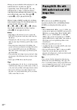 Preview for 22 page of Sony CMT-WS2D Operating Instructions Manual