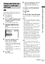 Preview for 25 page of Sony CMT-WS2D Operating Instructions Manual