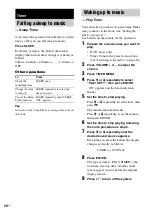 Preview for 48 page of Sony CMT-WS2D Operating Instructions Manual