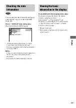 Preview for 53 page of Sony CMT-WS2D Operating Instructions Manual