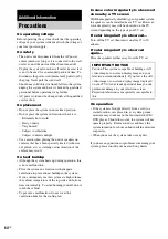 Preview for 64 page of Sony CMT-WS2D Operating Instructions Manual