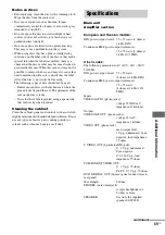 Preview for 65 page of Sony CMT-WS2D Operating Instructions Manual