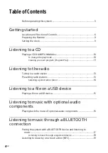 Предварительный просмотр 4 страницы Sony CMT-X3CD Operating Instructions Manual