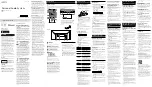 Preview for 1 page of Sony CMT-X5CD Operating Instructions